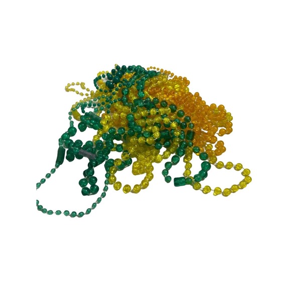 Robbstark Mardi Gras Beads Necklace Assorted Styles Metallic Round Multi Colors - Picture 1 of 3